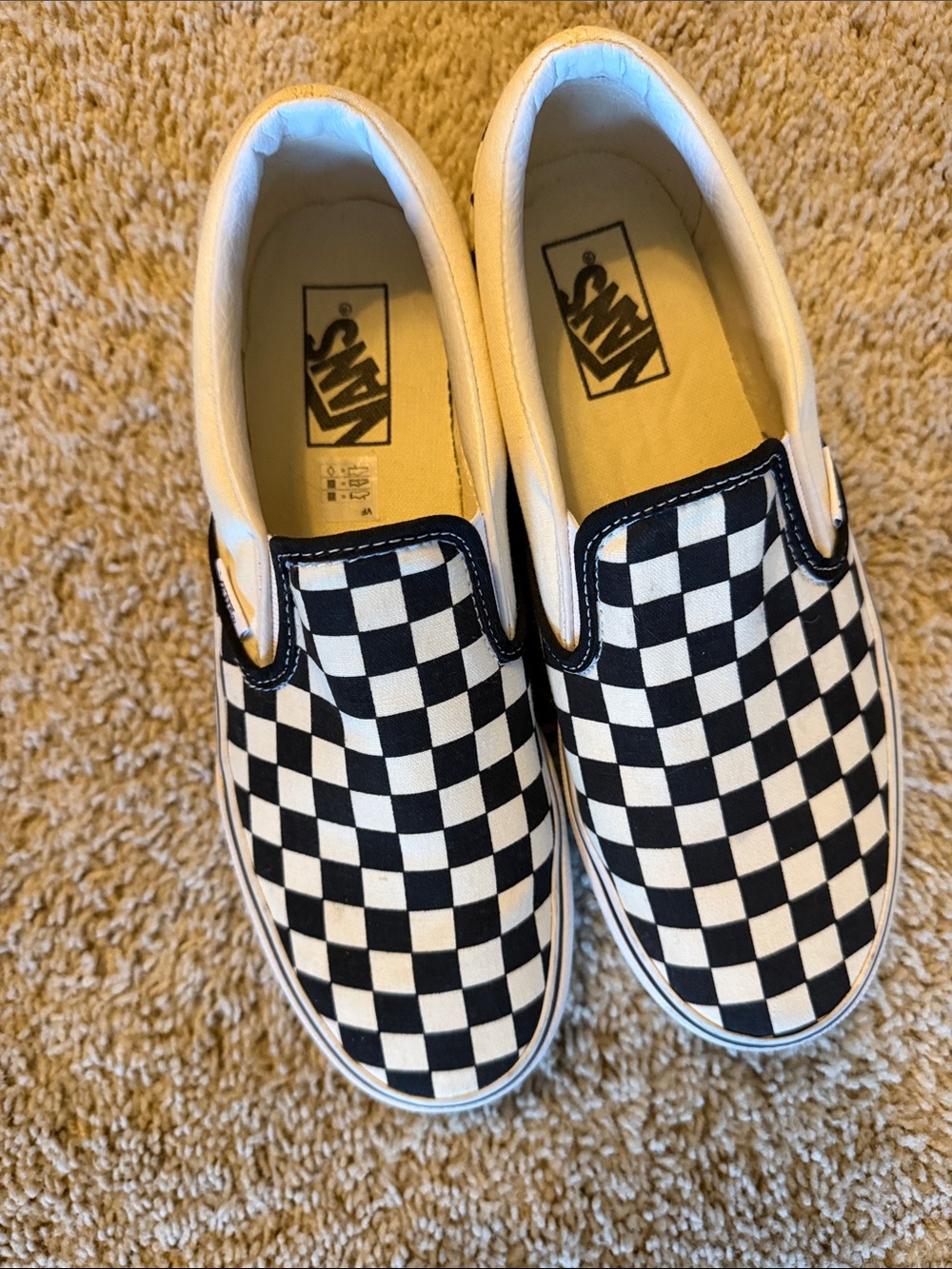 Vans Slip-On Stackform, Checkerboard Black/Classic Men 7.5 Women 9 - Picture 2 of 7